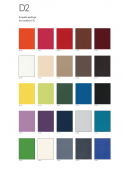 Sedia visitatore telaio a slitta nero con braccioli - schienale alto interamente rivestito - rivestimento ignifugo - CAM