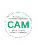 Dissuasore traffico Piramide in cemento - colore Bianco sabbiato - Dispositivo per ancoraggio al suolo - cm 45x45x80h - CAM