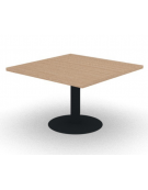 Allungo per tavolo riunione composto con piano in melaminico e struttura a colonna - colori a scelta - cm 140x120x75,5h