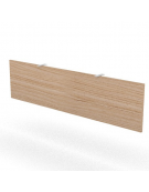 Schermo in melaminico per scrivania struttura metallica, spessore 18 mm - Colori a Scelta - cm 160x18x36h
