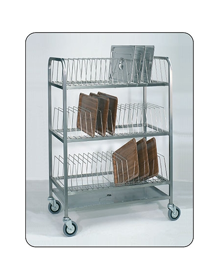 Carrello scolavassoi-scolacoperchi