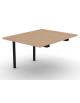 Allungo per tavolo riunione composto con gambe a ponte e piano in melaminico spessore mm 30 - cm 100x125x74,5h