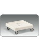 Carrello portacestelli per lavastoviglie - base cm 51x51 - senza manico - cm 58x58x19h