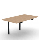 Allungo per tavolo riunione composto con gambe a ponte e piano in melaminico spessore mm 30 - cm 80x145x74,5h