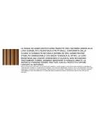 Panchina con schienale a 2 sostegni laterali in ghisa e doghe in legno esotico cm 204x51x72h