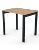 Scrivania operativa piano melaminico spessore mm 25 e struttura metallica gambe a ponte - Colori a scelta - cm 80x60x74h