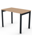Scrivania operativa piano melaminico spessore mm 25 e struttura metallica gambe a ponte - Colori a scelta - cm 100x60x74h
