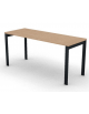Scrivania operativa piano melaminico spessore mm 25 e struttura metallica gambe a ponte - Colori a scelta - cm 160x60x74h