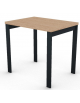 Scrivania operativa piano melaminico spessore mm 30 e struttura metallica gambe a ponte - Colori a scelta - cm 80x60x74,5h