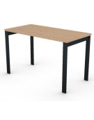 Scrivania operativa piano melaminico spessore mm 30 e struttura metallica gambe a ponte - Colori a scelta - cm 120x60x74,5h