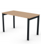 Scrivania operativa piano melaminico spessore mm 30 e struttura metallica gambe a ponte - Colori a scelta - cm 120x60x74,5h