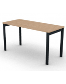 Scrivania operativa piano melaminico spessore mm 30 e struttura metallica gambe a ponte - Colori a scelta - cm 140x60x74,5h