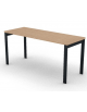 Scrivania operativa piano melaminico spessore mm 30 e struttura metallica gambe a ponte - Colori a scelta - cm 160x60x74,5h
