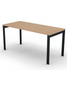 Scrivania operativa piano melaminico spessore mm 30 e struttura metallica gambe a ponte - Colori a scelta - cm 160x70x74,5h