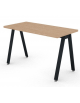 Scrivania operativa piano melaminico spessore mm 30 e struttura metallica gambe inclinate - Colori a scelta - cm 120x60x74,5h