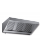 Cappa inox a parete snack professionale per ristorante cm 100x70x45h
