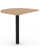 Terminale per scrivania prof. cm 70, piano melaminico spessore mm 30 e gamba autoportante - Colori a scelta - cm 60x70x74,5h