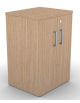 Mobile contenitore complanare con ante per scrivania in melaminico con spessore piano mm 30 - Colori a scelta - cm 42x60x74,5h