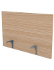 Schermo in melaminico per scrivania e/o workstation, spessore 18 mm - Colori a Scelta - cm 80x18x50h