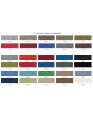 Schermo fonoassorbente rivestito in tessuto per scrivania e/o workstation, spessore 18 mm - Colori a Scelta - cm 140x18x50h