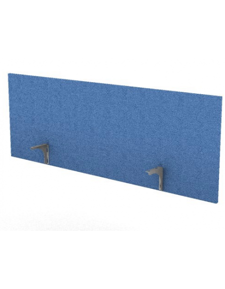 Schermo fonoassorbente rivestito in tessuto per scrivania e/o workstation, spessore 18 mm - Colori a Scelta - cm 140x18x50h