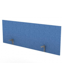 Schermo fonoassorbente rivestito in tessuto per scrivania e/o workstation, spessore 18 mm - Colori a Scelta - cm 140x18x50h