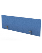 Schermo fonoassorbente rivestito in tessuto per scrivania e/o workstation, spessore 18 mm - Colori a Scelta - cm 160x18x50h