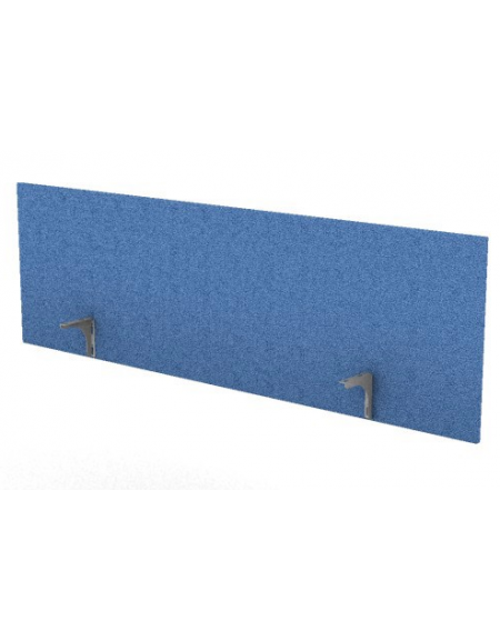 Schermo fonoassorbente rivestito in tessuto per scrivania e/o workstation, spessore 18 mm - Colori a Scelta - cm 160x18x50h