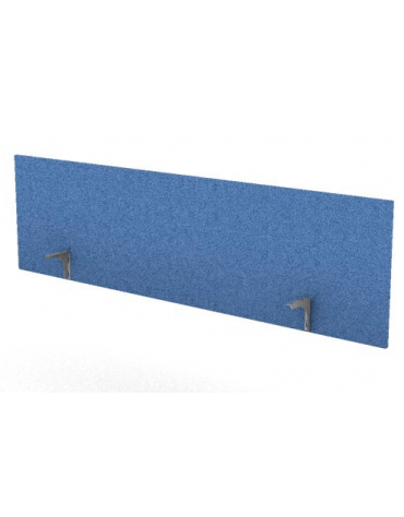 Schermo fonoassorbente rivestito in tessuto per scrivania e/o workstation, spessore 18 mm - Colori a Scelta - cm 180x18x50h