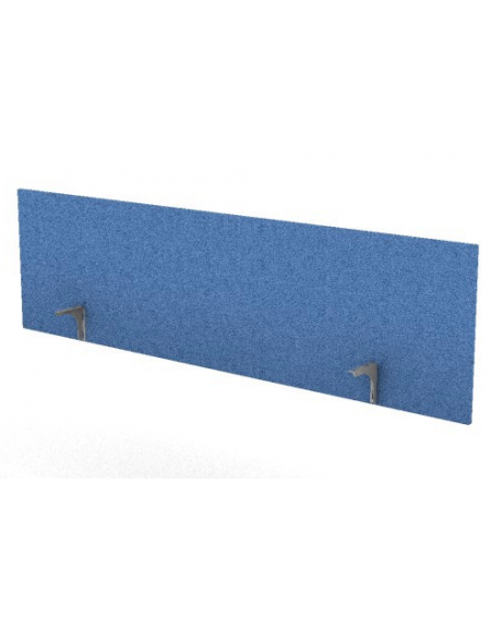 Schermo fonoassorbente rivestito in tessuto per scrivania e/o workstation, spessore 18 mm - Colori a Scelta - cm 180x18x50h