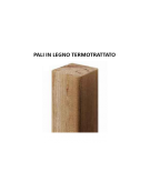 Scivolo Sali&scendi con pali in legno termotrattato, scivolo in polietilene - piattaforma h cm 120 - cm 329x74x296h