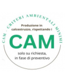 Panchina circolare con seduta in legno esotico e fioriera centrale in cemento colore Bianco sabbiato - Diametro esterno cm 200