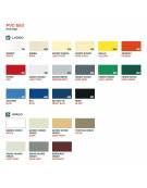 Tendostruttura quadrata con struttura acciaio zincato e telo PVC ignifugo-Dimensioni cm 800x800x545h-Altezza sottotrave cm 280