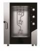 Forno elettrico ventilato a convezione con vapore diretto - Pannello elettromeccanico -Capacità 10 Teglie GN 2/1