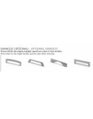 Contenitore armadio 1 anta con anta a vetro fumè o trasparente o acidato - cm 45x45x120h - Colore struttura a scelta