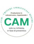 Panchina circolare con seduta in legno esotico e fioriera centrale in cemento colore Bianco pietra - Diametro esterno cm 240