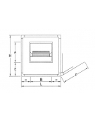 Gruppo filtrante ecologico con motore MONOFASE con portata da 3.000 mc/h - Con pannellatura sandwich