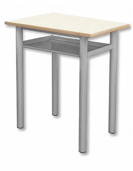 BANCO MONOPOSTO CON SOTTOPIANO IN LAMIERA SALDATA E STRUTTURA DIAMETRO Ø  MM 40 - CM 70X50X76H - GRANDEZZA 6