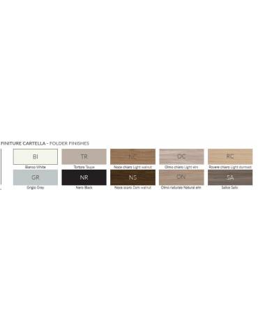 Scrivania ufficio operativa Bench doppia - gamba a U-cm 160x165x73,5h-Piano Rovere chiaro-Olmo-Tortora–Bianco-Grigio-Nero-Noce-S