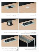 Scrivania ufficio operativa - doppia - gamba a U - cm 80x166x72h