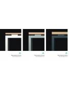 Scrivania ufficio operativa - doppia - gamba a U - cm 140x166x72h