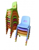 SEDIOLINA IN POLIPROPILENE BAMBINI PER ASILO NIDO SCUOLA INFANZIA - ALTEZZA SEDUTA CM 22 - LARGHEZZA SEDUTA CM 28