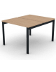 Benches autonomo - piano melaminico spessore mm 30 e struttura metallica gambe a ponte - Colori a scelta - cm 100x125x74,5h