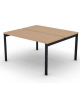 Benches autonomo - piano melaminico spessore mm 30 e struttura metallica gambe a ponte - Colori a scelta - cm 140x125x74,5h