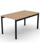 Benches autonomo - piano melaminico spessore mm 30 e struttura metallica gambe a ponte - Colori a scelta - cm 80x145x74,5h