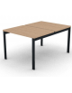 Benches autonomo - piano melaminico spessore mm 30 e struttura metallica gambe a ponte - Colori a scelta - cm 100x145x74,5h