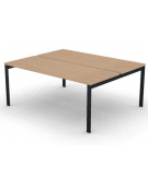 Benches autonomo - piano melaminico spessore mm 30 e struttura metallica gambe a ponte - Colori a scelta - cm 180x145x74,5h
