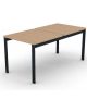 Benches autonomo - piano melaminico spessore mm 30 e struttura metallica gambe a ponte - Colori a scelta - cm 80x165x74,5h