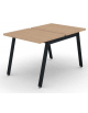 Benches autonomo - piano melaminico spessore mm 30 e struttura metallica gambe inclinate - Colori a scelta - cm 80x125x74,5h