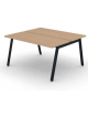 Benches autonomo - piano melaminico spessore mm 30 e struttura metallica gambe inclinate - Colori a scelta - cm 140x125x74,5h